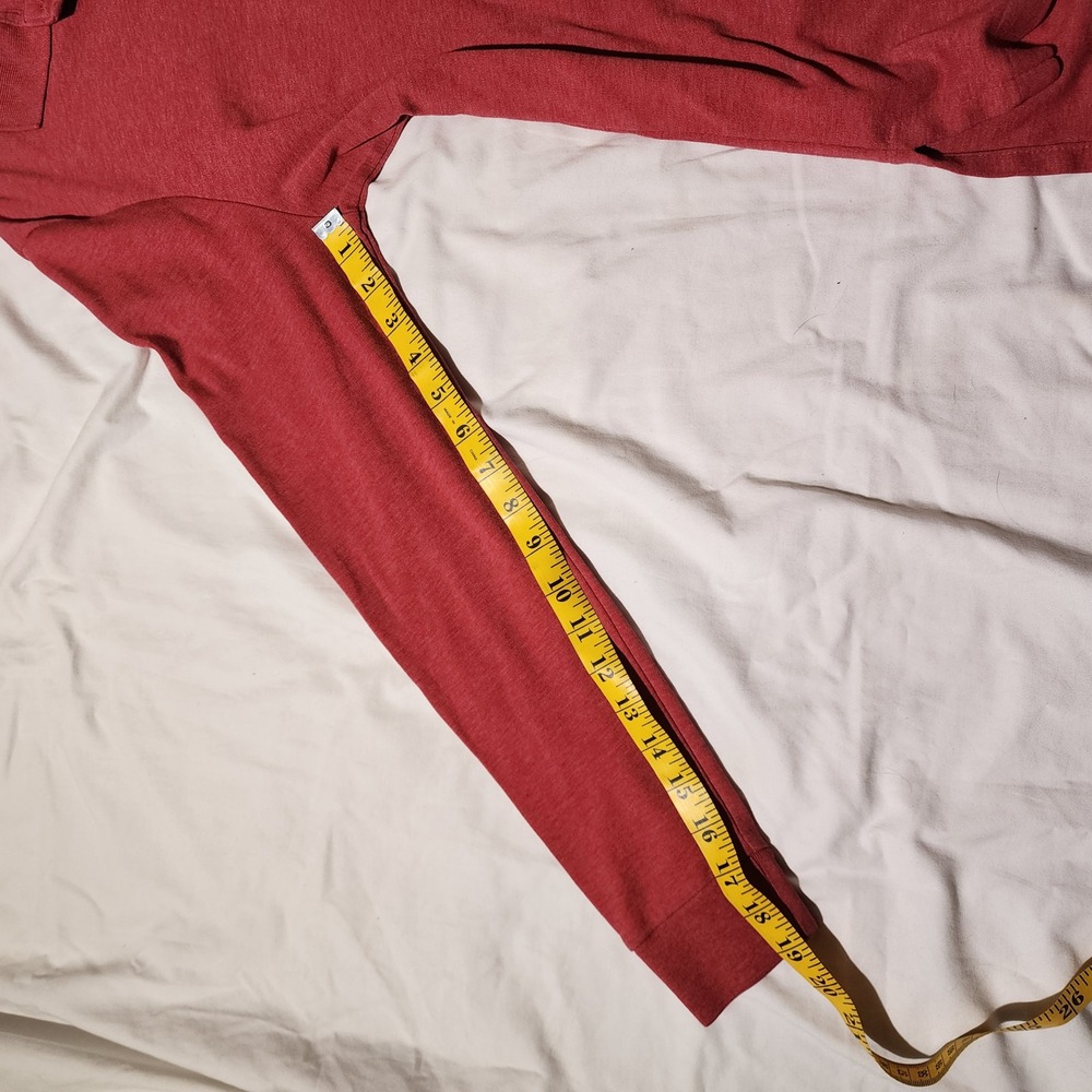 Polo Ralph Lauren Long Sleeve Polo Shirt‎ Casual Classic Red Size M - Picture 4 of 6